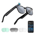 4K Ultra HD Camera AI Smart Glasses - Hands-Free POV Vlogging