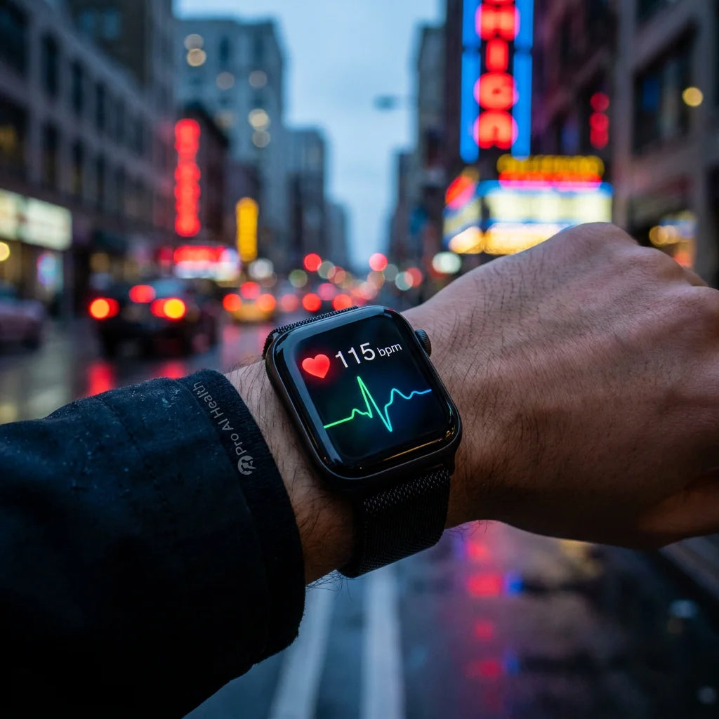 Pro AI Health Smart Watch | ECG, Blood Pressure & Glucose Monitoring Tracker