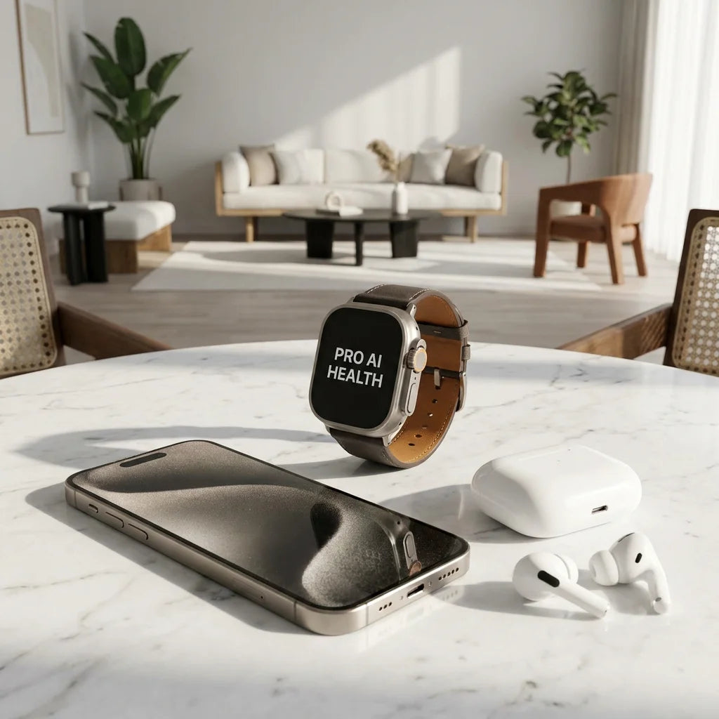 Pro AI Health Smart Watch | ECG, Blood Pressure & Glucose Monitoring Tracker
