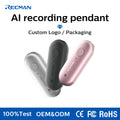 Wearable AI NotePin Smart Voice Recorder | 64GB ChatGPT-Powered Transcription