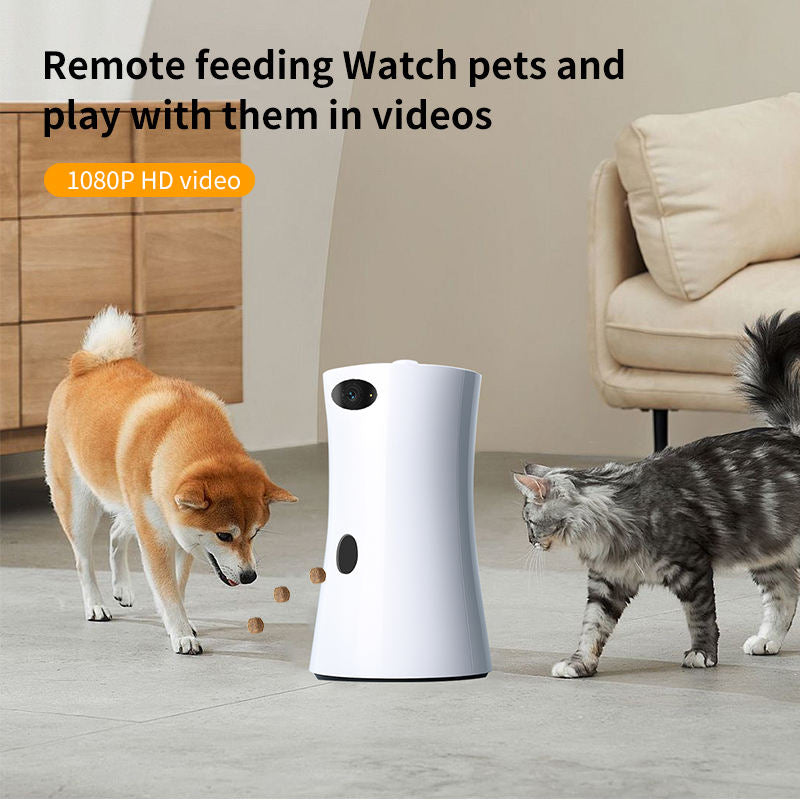 AI 360° Smart Pet Camera & Treat Dispenser | 1080P HD Night Vision Monitor