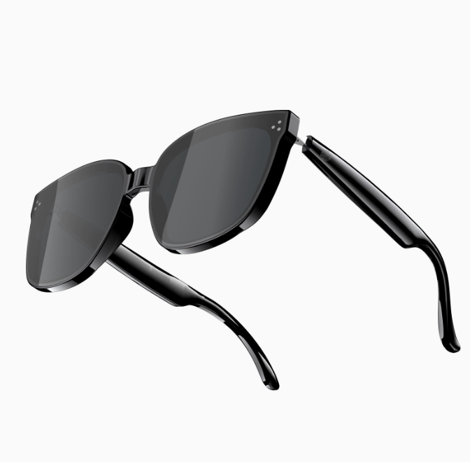 AI Bone Conduction Audio Glasses | Bluetooth 5.0 Sports Sunglasses with Built-in Mic